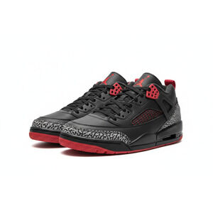 Air Jordan Spizike Low 'Bred' Men's Sneakers - Black/Fire Red